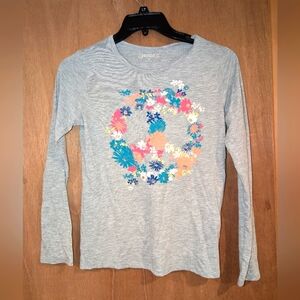 Peace sign flower shirt